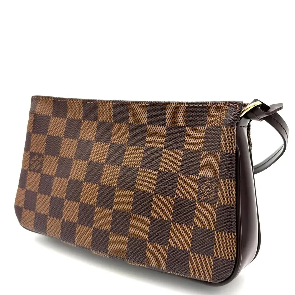 Navona Damier Ebene Canvas Pochette